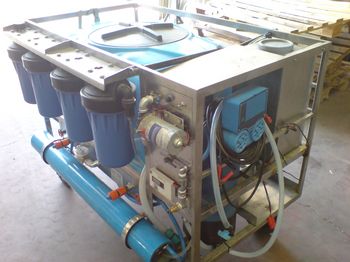 Portable water treatment units